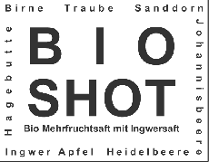 Bio Fruchtshot mit Ingwer 3L Juicebag